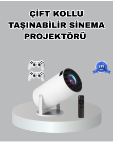 Portable Projector 4K Supported Wi-Fi Wireless Screen Mirroring