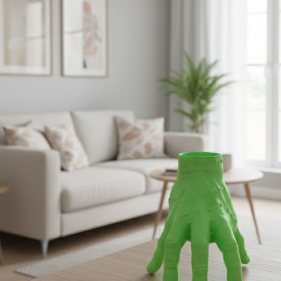 3D Green Hand Figurine 27x22 cm Attractive Home Decoration 3D Green Hand Figurine 27x22 cm Attractive Home Decoration
