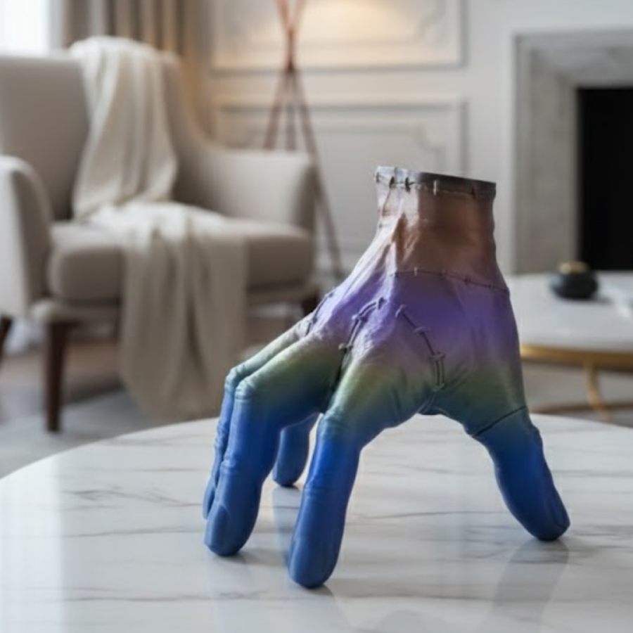 3D Multicolor Hand Figurine 27x22 cm Artistic and Attractive Decor