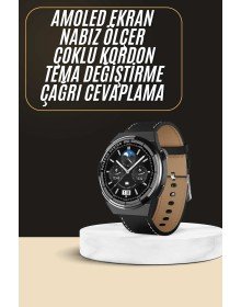 Smart Watch with Multiple Lanyards Gift Answering Calls Listening to Music Touch Screen