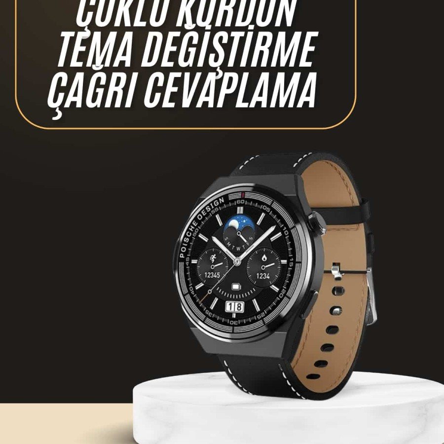 Smart Watch with Multiple Lanyards Gift Answering Calls Listening to Music Touch Screen