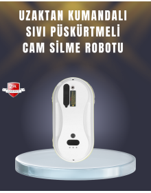 Smart Glass Cleaner Robot with 2800 Pa Strong Suction