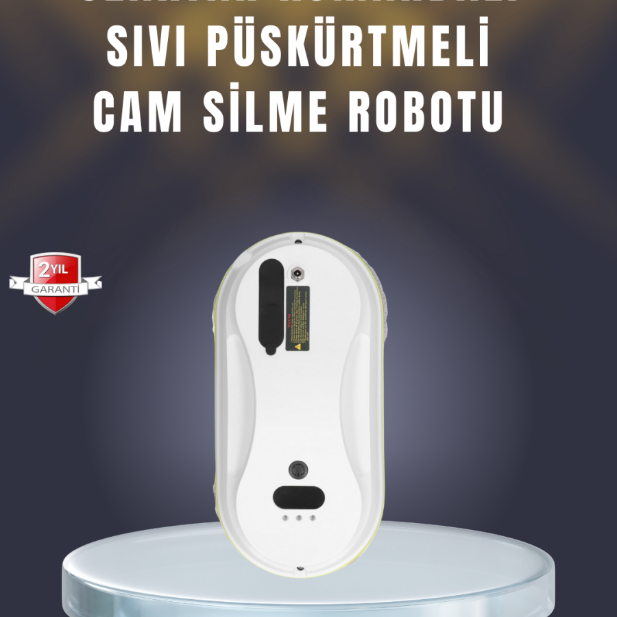 Smart Glass Cleaner Robot with 2800 Pa Strong Suction