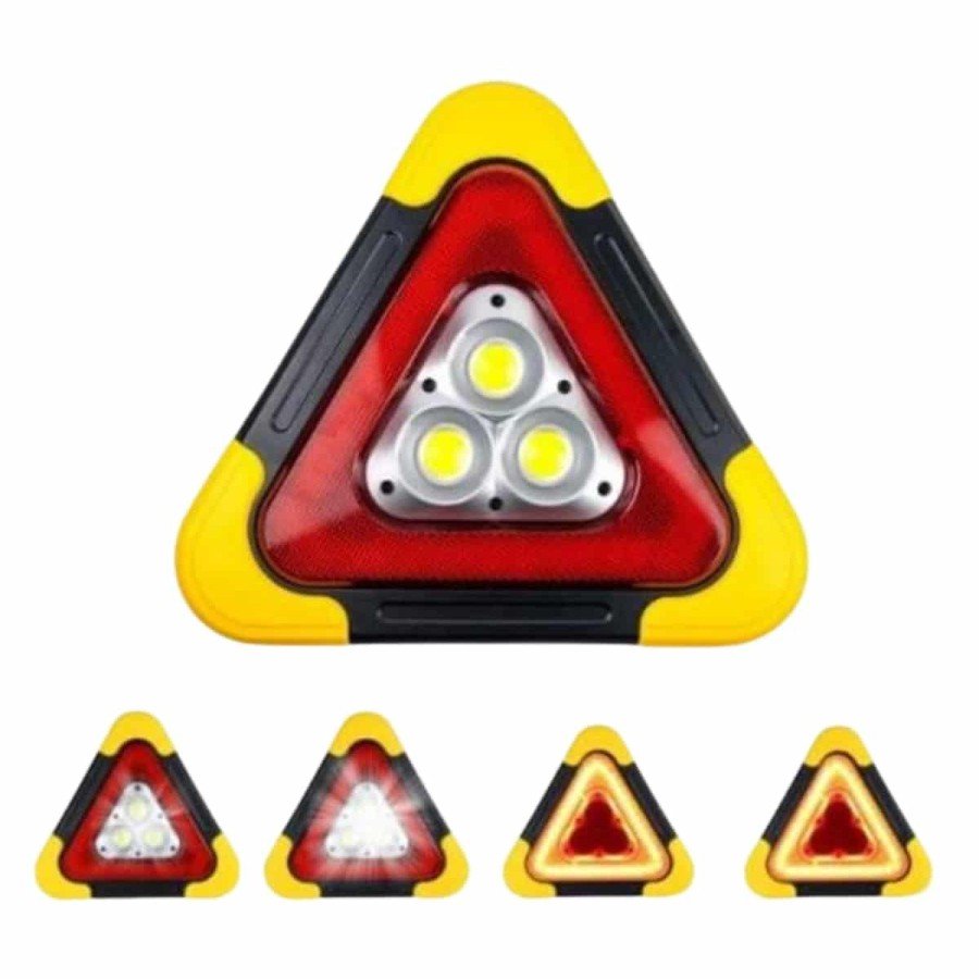 Reflector Solar Powered Portable Emergency Safety Light Car Emergency Warning Light