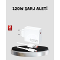 120W Fast Charging Head Ultra Powerful Type-C Adapter Cable Included