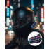 IPX6 Waterproof Intercom 1000m Connection 1000mAh Battery With RGB Light