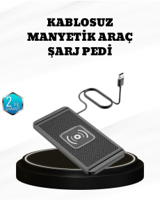 15W Magnetic Wireless Charging Pad Qi Charger Suitable for Car Desk Use
