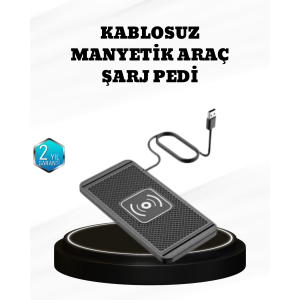 15W Magnetic Wireless Charging Pad Qi Charger Suitable for Car Desk Use