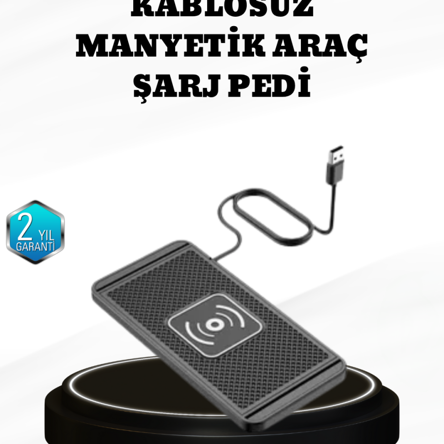 15W Magnetic Wireless Charging Pad Qi Charger Suitable for Car Desk Use