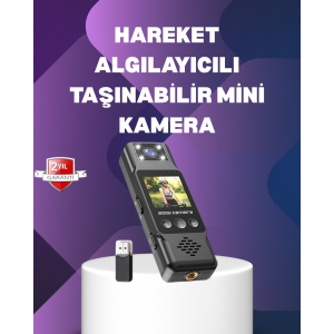 1080P Mini Camera with 180° Rotatable Lens