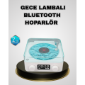 Bluetooth Speaker Night Light Digital Clock Display Water Wave Effect Decorative Bluetooth Speaker Night Light Digital Clock Display Water Wave Effect Decorative