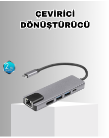 Aluminum Case MacBook USB-C Hub – 4K HDMI, USB 3.0, SD/TF Card Input, PD Charging Support