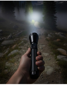 High Power LED Flashlight Rechargeable 6000 Lumen Emergency Set