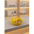 Decorative Yellow Snack Bowl Set of 4 3x12 cm Decorative Yellow Snack Bowl Set of 4 3x12 cm