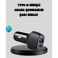 PD Supported 38W Car Charging Head Type-C + USB Dual Output Fast Charging