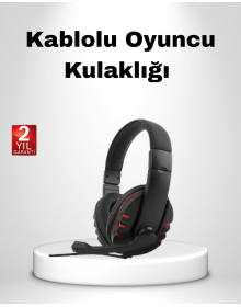 Comfortable and Durable Gaming Headset with Mic – Stereo Sound, Adjustable Headband