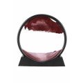 3D LED Lighted Hourglass Night Light Moving Water Hourglass Decorative