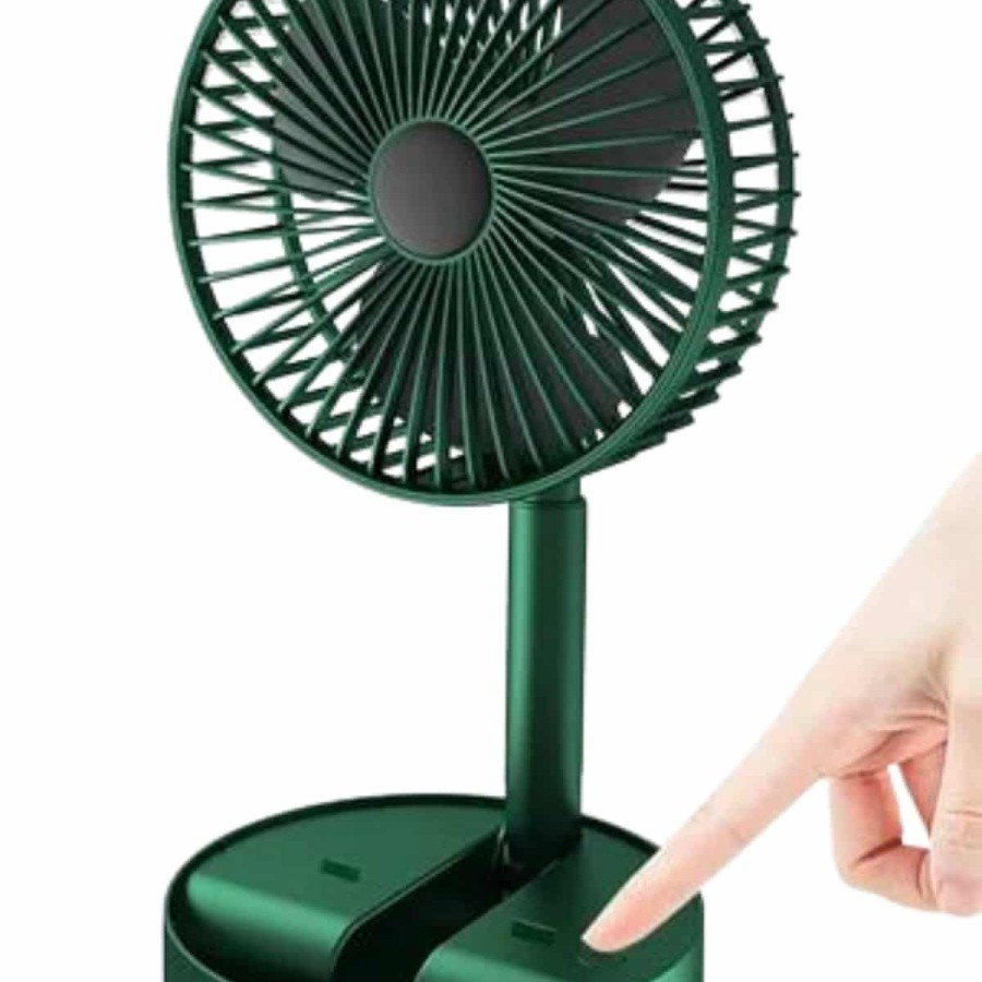 Foldable Usb Rechargeable Desktop Cooler Mini Fan Phone Holder
