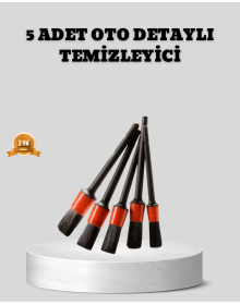 Vehicle Detail Cleaning Brush Set of 5 Anti-Scratch Bristle Versatile Use