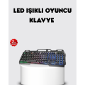 RGB Illuminated Keyboard Mouse Set – USB Connection, Turkish Q, Adjustable DPI, Ergonomic Structure RGB Illuminated Keyboard Mouse Set – USB Connection, Turkish Q, Adjustable DPI, Ergonomic Structure
