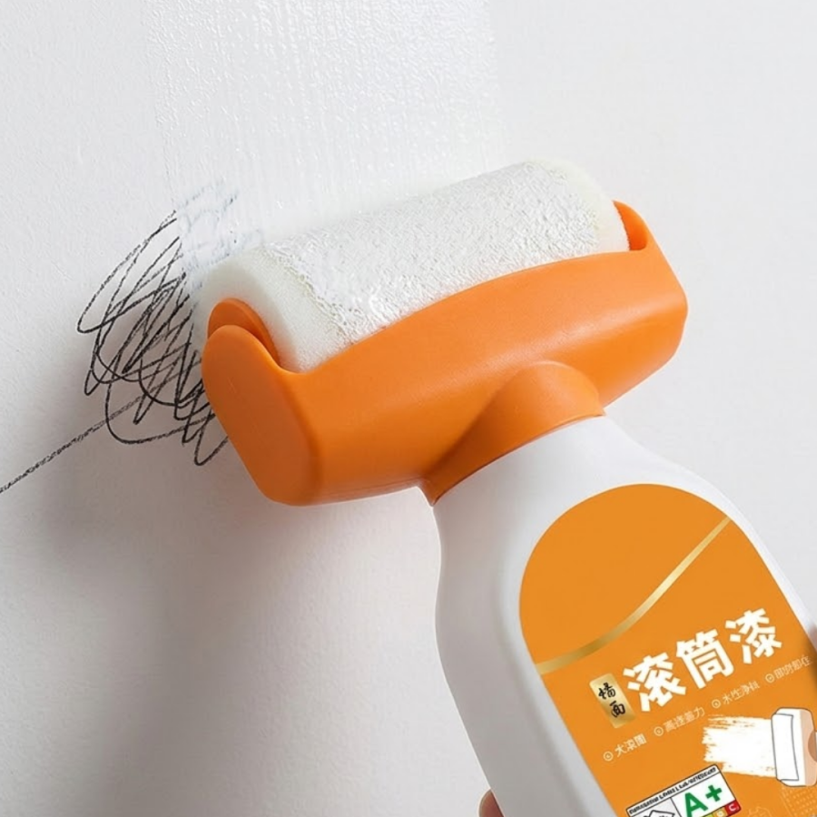 Wall Patching Brush with Hopper Quick Drying Touch Up Paint Roller