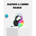 Wireless Headphone RGB Illuminated Bluetooth 5.3 Long Battery Life Wireless Headphone RGB Illuminated Bluetooth 5.3 Long Battery Life