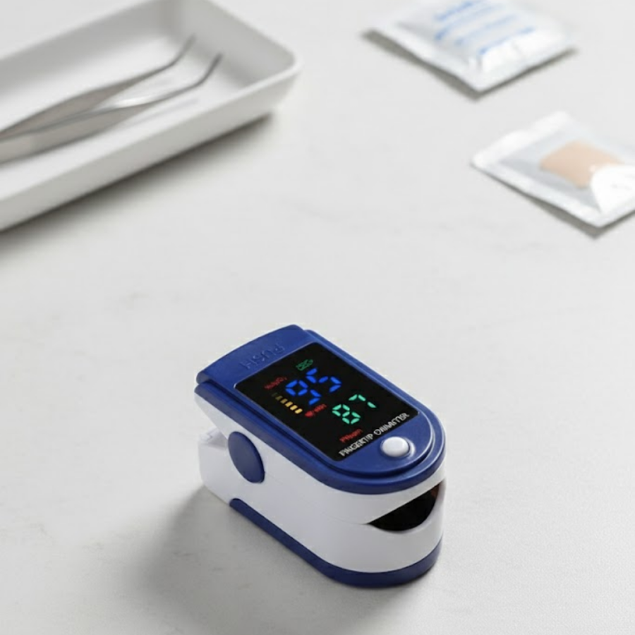 Digital Finger Type Oximeter Fast and Accurate Oxygen Measurement