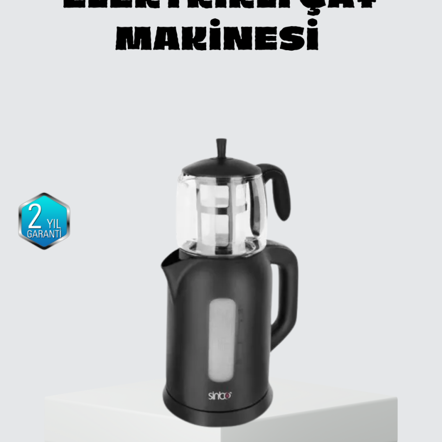 Sinbo Electric Tea Machine 1.7 L Kettle and Glass Teapot Safe to Use
