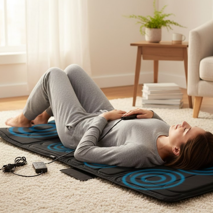 Heated Massage Mat 5 Massage Modes and 3 Levels of Intensity