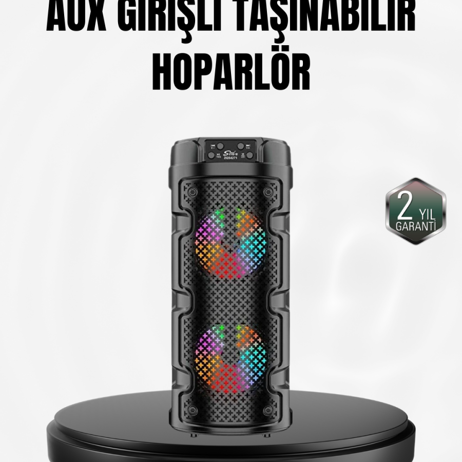Wireless Stereo Speaker USB + SD Card + AUX Supported Bluetooth 5.0