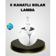 5 Blades Solar Camping Lamp – USB Rechargeable, Portable, IP65 Waterproof Garden Lamp 5 Blades Solar Camping Lamp – USB Rechargeable, Portable, IP65 Waterproof Garden Lamp