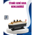Decorative Ship Model Air Humidifier and Air Fragrance Diffuser with 7 Colors Lights