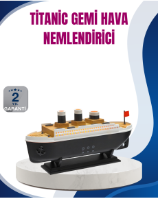 Decorative Ship Model Air Humidifier and Air Fragrance Diffuser with 7 Colors Lights