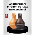 Aromatherapy Diffuser with Wood Pattern and Ultrasonic Humidifier with LED Light Aromatherapy Diffuser with Wood Pattern and Ultrasonic Humidifier with LED Light