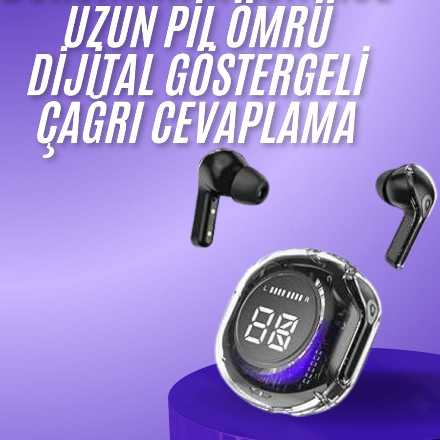 New Generation Bluetooth Headset Touch 5.3 Wireless with Digital Display
