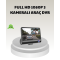 Vehicle DVR Camera Triple 170° Wide Angle Full HD and Parking Support