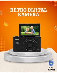 75MP 5K Video Supported Digital Camera 18x Zoom Multi-Axis Stabilization