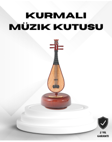 Figured Music Box Elegant Melodic Decorative Model