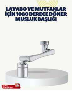 Versatile Rotatable Faucet Head 2 Functions Water Flow