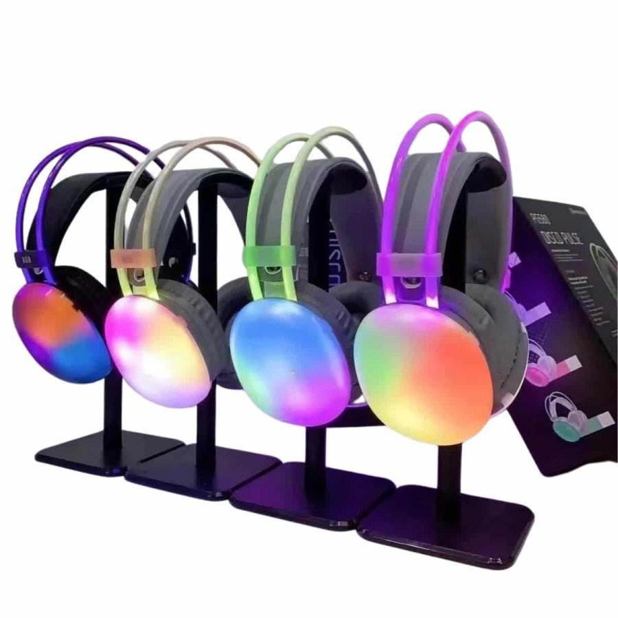 High Sound Quality Wireless On-Ear Bluetooth Headset with RGB Lights High Sound Quality Wireless On-Ear Bluetooth Headset with RGB Lights