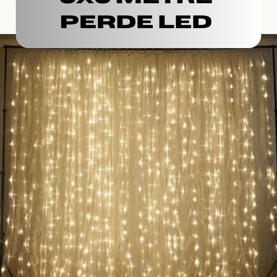 3x3 Curtain LED Light Waterfall Model Special Day Decorative Lighting