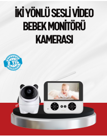 Video Baby Monitor 4.3 Inch Screen and Voice Communication