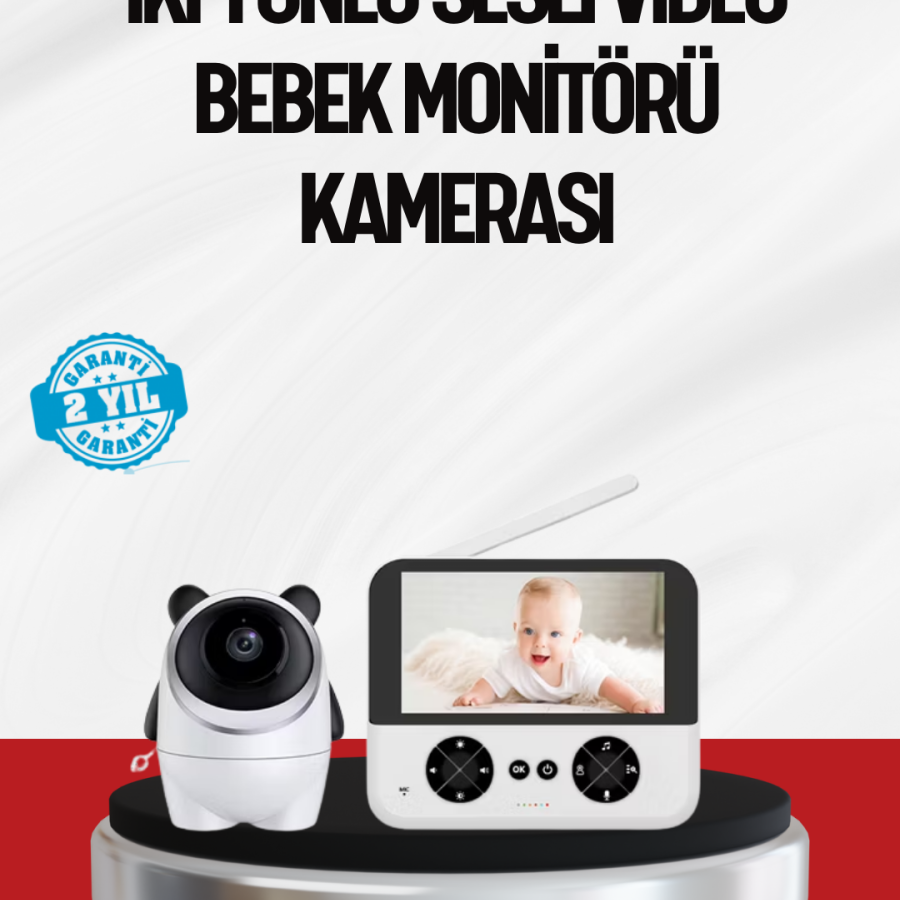 Video Baby Monitor 4.3 Inch Screen and Voice Communication