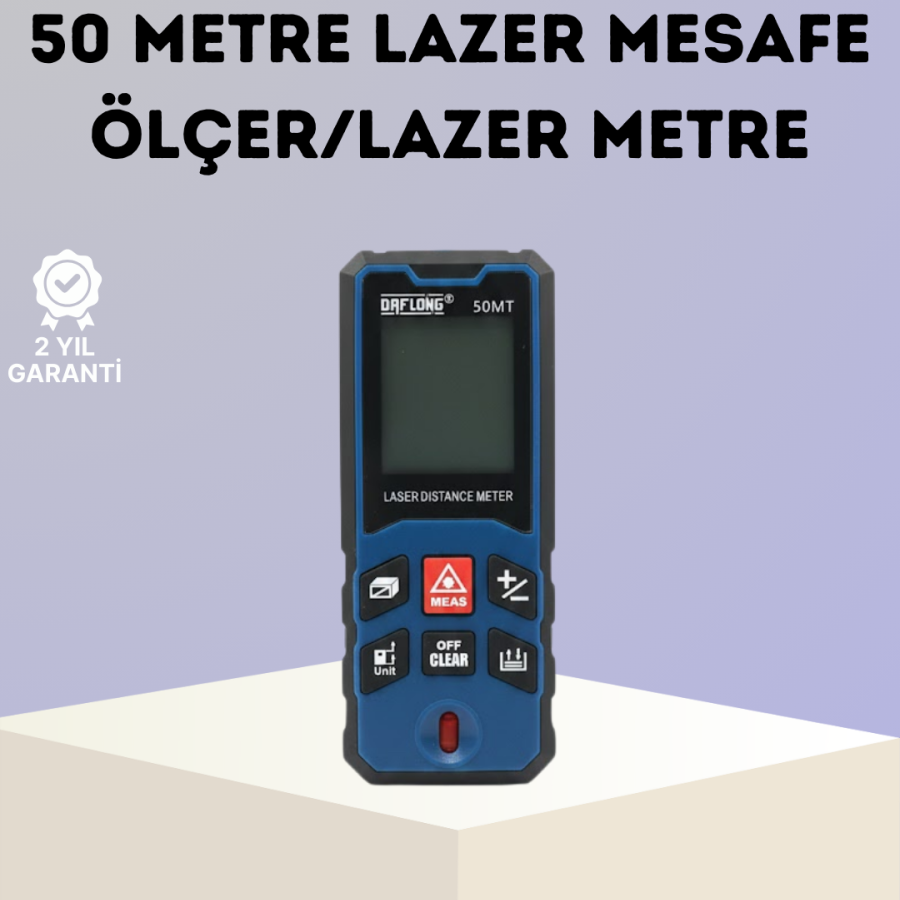 Laser Meter 50 MT with Precise and Fast Measurement Features Laser Meter 50 MT with Precise and Fast Measurement Features