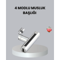 ABS Brass Alloy Faucet Head 4 Modes 360° Rotatable and Economical