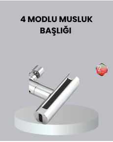 ABS Brass Alloy Faucet Head 4 Modes 360° Rotatable and Economical