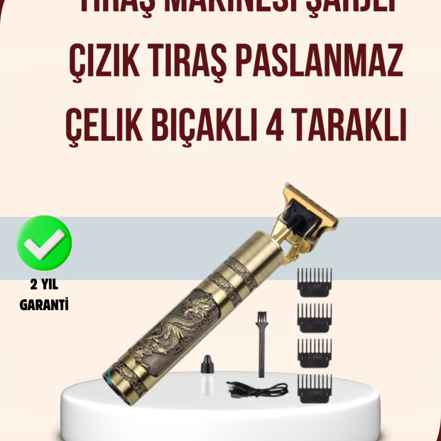 Men s Hair and Beard Trimmer with Vibration Motor