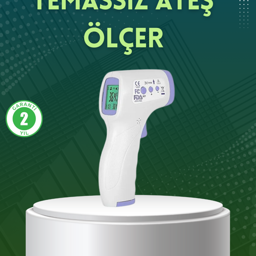 Infrared Non-Contact Thermometer Precision Thermometer with LCD Display
