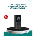 Digital Air Pump with LED Light Car Bike Compatible