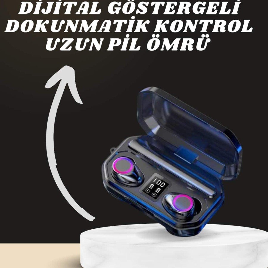 New Generation Smart Watch and Bluetooth Headset Campaign with Digital Display and Powerbank